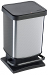 Pr&uuml;gikast Rotho Paso 1754010273WS, h&otilde;be v./must v., 20 l, 45.7 cm x 26.6 cm