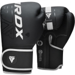 Poksikindad RDX F6 Matte BGR-F6MW-6OZ, valge v./must v., 6 oz