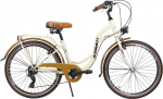 Jalgratas linna- Azimut Vintage TX-7, 26 ", 17'' raam, kreemjasvalge/pruun v.
