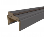 Ukseleng, 207 cm x 8 - 10 cm x 3.2 cm, grafiit