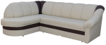 Nurgadiivan Benano Soft 33, Soft 66, pruun v./beež v., vasak, 180 x 250 cm x 85 cm