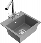 K&ouml;&ouml;givalamu Mexen Milo 6505-71-671600-00, graniit, 43.5 cm x 41 cm x 17.1 cm, hall/kroom