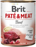 M&auml;rg koeratoit Brit Pat&eacute; & Meat DLZRITKMP0048, veiseliha, 0.8 kg