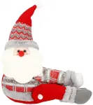 J&otilde;uludekoratsioon, ''J&otilde;uluvana'' Springos Santa Claus CA1089, 45 cm, valge v./punane v./hall v.