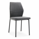 S&ouml;&ouml;gitoa tool Domoletti Augusta Nea, must v./hall v., 45 cm x 56 cm x 86 cm