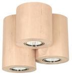 Valgusti lagi Spotlight Wooddream 2066360, GU10, 3 x 6 W, puidu v.