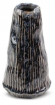 Dekoratiivne vaas Alda, 20 cm, beež/tumesinine
