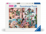 Pusle Ravensburger Cat Room Paradise, 50 cm x 70 cm, 1000 tk, mitmev&auml;rviline