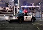Fototapeet Artgeist Police Car, 70 cm x 100 cm