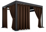 Paviljoni kardin, 155 cm x 220 cm, tumepruun v.