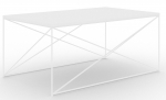 Kohvilaud ADRK Dante, l&auml;bipaistev v./valge v., 60 cm x 100 cm x 43 cm