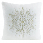 J&otilde;ulu dekoratiivne padjakate PSWA-274, valge, 45 cm x 45 cm