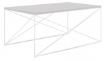 Kohvilaud ADRK Dante, valge v./hall v., 100 cm x 60 cm x 43 cm