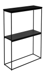 Konsoollaud ADRK Velo, must v., 20 cm x 60 cm x 80 cm