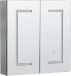 Peegelkapp Shumee Mazarredo, must v., 12 cm x 60 cm x 60 cm