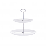 Serveerimisalus Ambition Valencia, 25 cm x 23 cm, 25 cm, Valge v./H&otilde;be v.