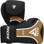 Poksikindad RDX Sports Aura Plus T-17, kuldne/must, 10 oz