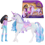 Nukk aksessuaaridega Spin Master Unicorn Academy Layla & Glacier, 11 cm, mitmev&auml;rviline