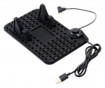 Auto telefonihoidik Compass Pad, 175 mm x 125 mm, 0.22 kg, must