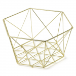 Korv Ambition Decor, 26.6 cm x 15 cm, 29 cm, Kuldne