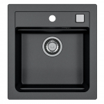 K&ouml;&ouml;givalamu Alveus Atrox 20, graniit, 50 cm x 47 cm x 19.5 cm, must/kroom