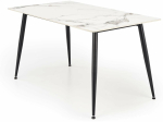 Laud Emilio, valge v./must v., 140 cm x 80 cm x 76 cm