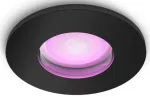 Nutivalgustus s&uuml;vistatav Philips Hue Xamento, GU10, 2000 - 6500 &deg;K, 1 x 5.7 W, must v. / must v.