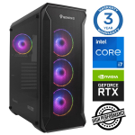 Statsionaarne arvuti Intop i7-12700F, DDR4 32 GB, SSD 1 TB, Nvidia GeForce RTX 5070 12 GB GDDR7