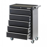 T&ouml;&ouml;riistakast ratastel Probuilder, 61.5 cm x 33 cm x 85 cm, must v.