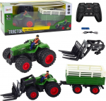 Rc-traktor Lean Toys Farm Machine, 1:24, roheline v.