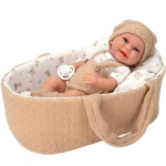 Nukk - imik koos tarvikutega Arias Boy, 33 cm, pruunikas v.