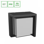 &Otilde;ue seinavalgusti Spectrum Block, 10W, LED, IP65, must v., 16 cm x 10 cm