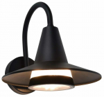 &Otilde;ue seinavalgusti Lutec Swan, 25W, E27, IP54, must v., 24 cm x 24.1 cm