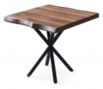 Kahjustatud pakendiga toode. Laud Kalune Design Safir 1462, p&auml;hklipuu v., 80 cm x 80 cm x 75 cm