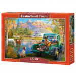 Pusle Castorland Yellowstone 152322, 47 cm x 68 cm, 1500 tk, mitmev&auml;rviline
