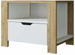 &Ouml;&ouml;kapp Kalune Design Nisan 1600-025, valge v./p&auml;hklipuu v., 42 cm x 60 cm x 45 cm