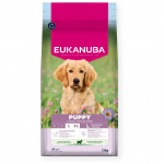 Kuiv koeratoit Eukanuba Puppy Life Care L/XL, lambaliha/riis, 12 kg
