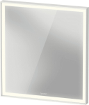Peegel Duravit Cube L, valgustusega, rippuv, 65 cm x 70 cm, valge v.