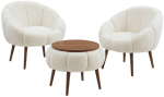 M&ouml;&ouml;blikomplekt Hanah Home Lida Wellsoft 251BLS1130, sise, pruun v./valge v.
