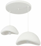 Valgusti lagi Opviq Luna 40-50-T 769SBR1127, E27, 2 x 40 W, valge v. / valge v.
