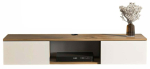TV-kapp Kalune Design Elia, valge v./p&auml;hklipuu v., 32 cm x 140 cm x 25.6 cm