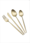 S&ouml;&ouml;giriistade komplekt Hermia CKB0268, kuldne v., 24 tk.