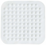 Libisemiskindel vannimatt Sepio Square, valge v., 43.5 cm x 43.5 cm