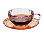 Tass alustassiga AffekDesign Vini, roosa v., 0.210 l