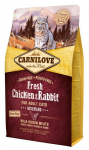 Kuiv kassitoit Carnilove Adult Cat Fresh Chicken & Rabbit, k&uuml;&uuml;likuliha, 2 kg