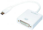 Adapter Logilink USB-C 3.1 To DVI USB 3.0 Type C male, DVI