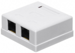 Netrack Complete Wall Outlet 2x RJ45 8p8c UTP Cat6 LSA