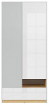Riidekapp Nandu, tamm v./hall v., 90 cm x 55 cm x 200.5 cm