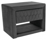 &Ouml;&ouml;kapp Azurro Velvet, hall v., 40 cm x 35 cm x 50 cm