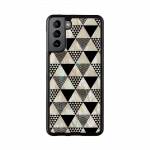 Telefoni &uuml;mbris iKins Pyramid Back Case For Samsung Galaxy S21+, Samsung Galaxy S21 Plus, must